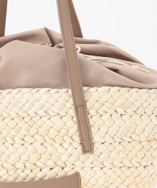 LA BAGAGERIE 【メイズ】ワイドバスケット グレージュ