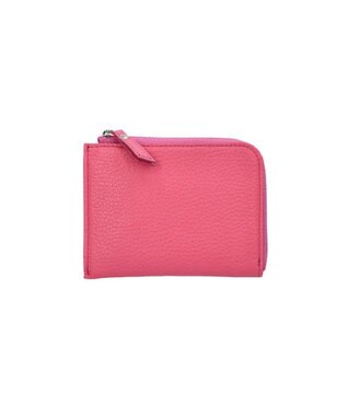 Atelier nuu 日本製 本革 lim Ｌ字ミニウォレット ピンク