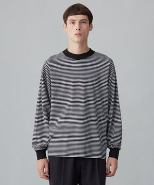 UNFILO MENS 【男女兼用】スマート ストレッチ ロンTEE [24年商品] ボーダー