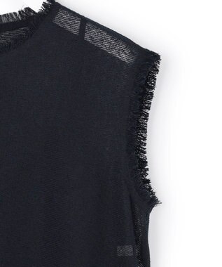 ICB L 【先行予約】サマーレノクロス フレアワンピース ネイビー×ブラック