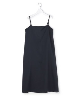 ICB L 【先行予約】サマーレノクロス フレアワンピース ネイビー×ブラック