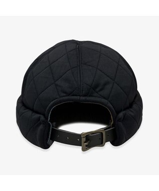 林八百吉商店 un chapeau  キルティングフィッシャーマンキャップ ブラック