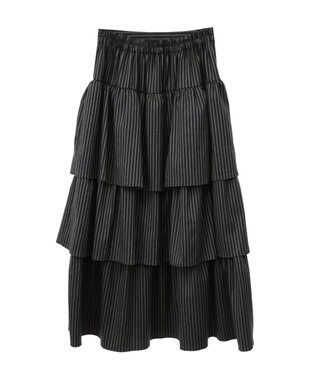 Green Parks ・ＥＬＥＮＣＡＲＥ　ＤＵＥ　ティアードロングスカート Stripe