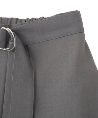 earth music&ecology 【予約】【2WAY】ラップスカート付きパンツ グレー