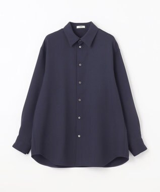 NAVE 【ReNAVE】ウォッシャブルツイル シャツ ネイビー系