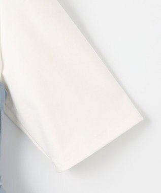 Feroux 【セットアップ対応・洗える】リボンタフタ ビスチェ カットソー ブルー系