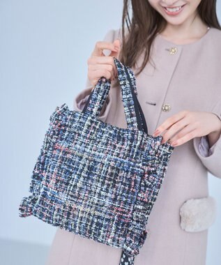 【美人百花掲載】【一部カラー撥水】TRIM WAVES MINITOTE ミニトートバッグ