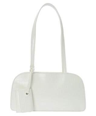 Green Parks ＯＴＯ．ＨＡ．ワイドボストンバッグ White