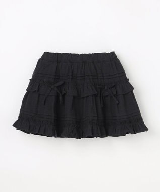 ANY KIDS 【洗濯機可能】カラミドビー ティアードスカパン ブラック