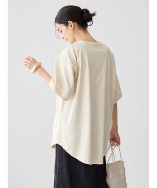 AMERICAN HOLIC ロゴカットラウンドチュニック Ivory