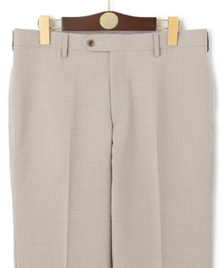 J.PRESS MEN 【PEPPIN MERINO COMFORT】ジオメトリックドビー スラックス ベージュ系