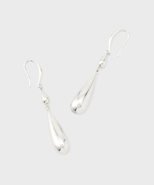 GRACE CONTINENTAL ドロップモチーフピアス シルバー