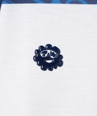 PW CIRCULUS 【吸水速乾 / UVカット / ストレッチ】【MEN】ラガーシャツ ゴルフ ネイビー系1