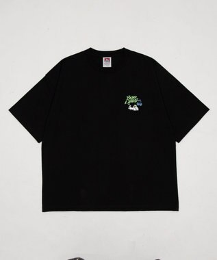 WEGO 【SMLサイズ展開】別注BENDAVISグラフィックT（SS） ブラック