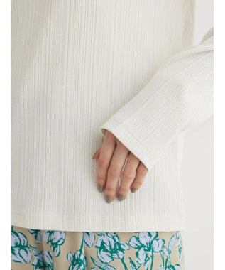 Green Parks 前後２ＷＡＹパワショルリブプルオーバー Ecru