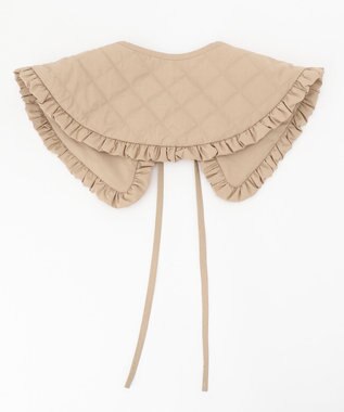 #Newans LILY/ キルティング付け襟 ベージュ系