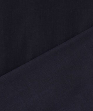 組曲 L シフォンツイルラッフル ブラウス ネイビー系