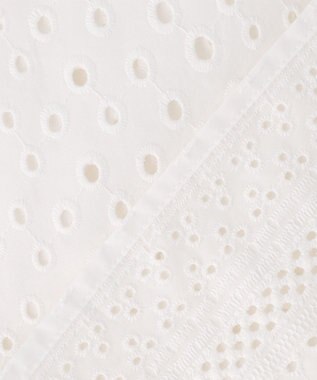 組曲 【先行予約】エンブロイダリーレーススタンドネック ブラウス ホワイト系