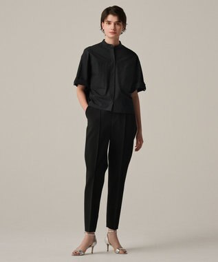 uncrave プルーフダブルクロス テーパード パンツ ブラック