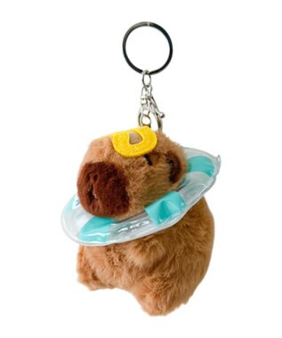 WEGO バカンスカピバラぬいぐるみキーホルダー