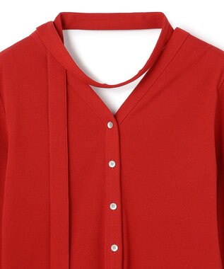 uncrave ヴィンテージリブ 2WAYトップス レッド