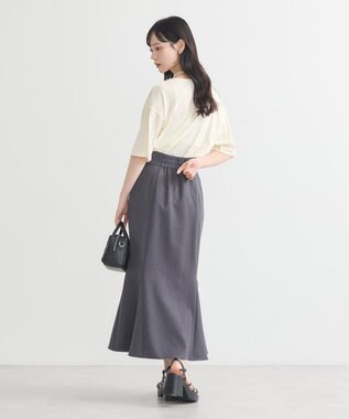 earth music&ecology シアーベロアＴｅｅ Ivory