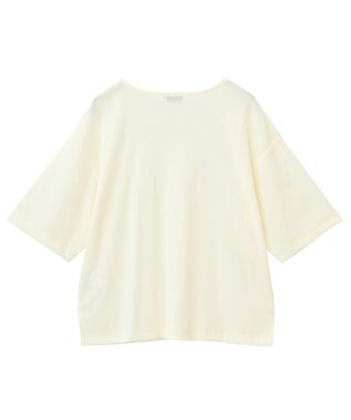 earth music&ecology シアーベロアＴｅｅ Ivory