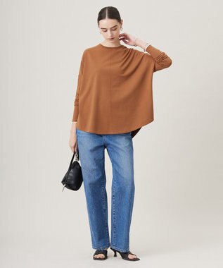 ICB 【CLASSY.1月号掲載・洗える】ウォーターリサイクルデニム カーブパンツ ブルーデニム系