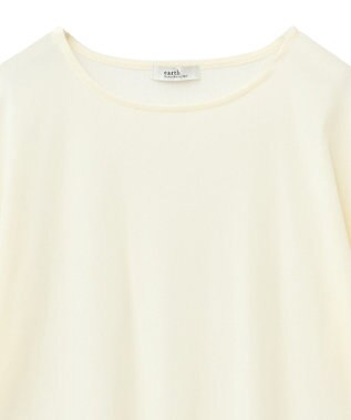 earth music&ecology シアーベロアＴｅｅ Ivory