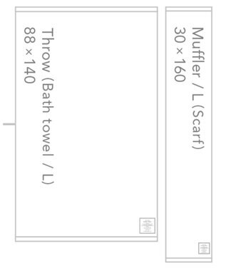 SHINTO TOWEL 【2.5-PLY GAUZE】 スローケット Deep Red