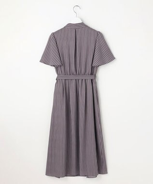 ANY SIS スムージーポリエステル ワンピース スレートストライプ