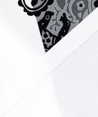 JOSEPH HOMME 【HIGH GRADE LINE】オリエンタルプリント　クルーネックTシャツ ホワイト系