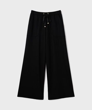 GRACE CONTINENTAL ウールジャージパンツ ブラック