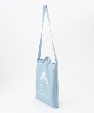 SHARE PARK LADIES 【撥水加工】イージーデニム２WAYロゴバッグ サックスブルー系