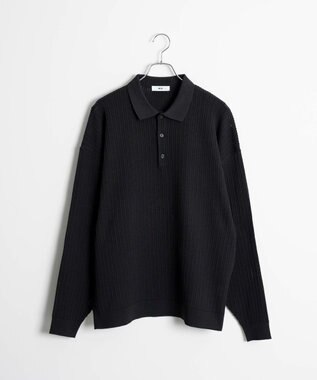 WEGO クリアライトメッシュポロプルオーバー ブラック