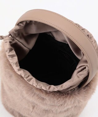 TOCCA 【ショルダー取り外し可能】MILKY TEA FURBAG ファーバッグ ベージュ系