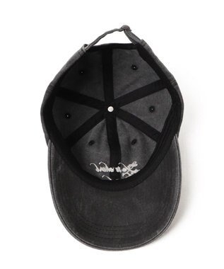 WEGO ロゴ刺繍ピグメントキャップ ブラックその他