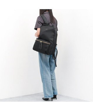 UNBILLION 【テレビ ドラマ着用アイテム】ペルケ perche / ナイロン牛革付属リュック ブラック