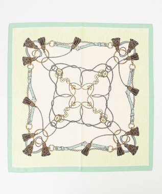 ANY マルチスクエアスカーフ グリーン