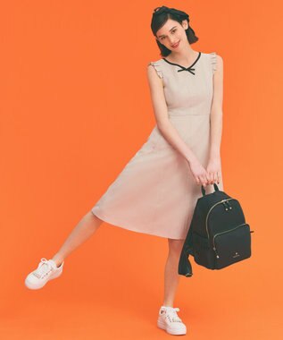 TOCCA 【消臭・吸水速乾・洗える！】AFTER RAIN ドレス ベージュ系