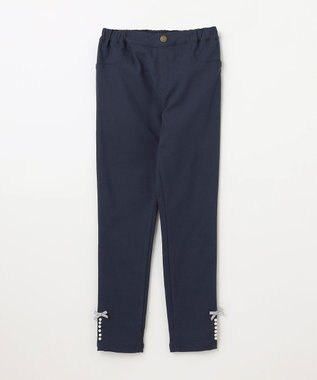 ANY KIDS 7days裏起毛ガーリーパンツ ネイビー