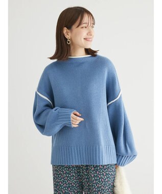 Green Parks ・Ｐｅｔｉｔ　Ｆｌｅｕｒ　ハイショクタートルニット Sax