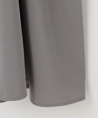 自由区 【カタログ掲載】ウールミラノ異素材 ワンピース グレー