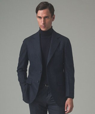 新色追加【一部ストレッチ】カシミヤブレンド 定番ツイードジャケット(25年モデル)