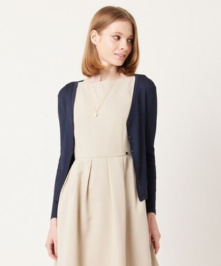 TOCCA 【洗える】AJISAI CARDIGAN カーディガン ネイビー系