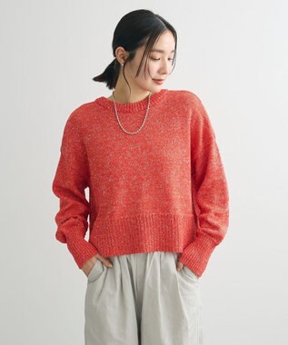 Green Parks ２ｗａｙ　スパンコールニットプルオーバー Red