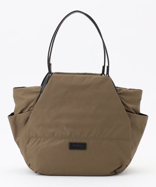 Y'SACCS 【MIPAN regen】ふんわりタックトート　Mサイズ カーキ