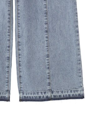 YECCA VECCA 綿麻バギーデニムパンツ Light Indigo