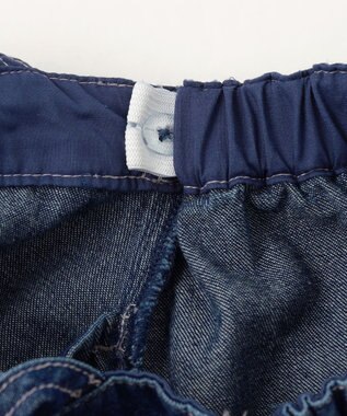 ANY KIDS デニムジャンパースカート ネイビー