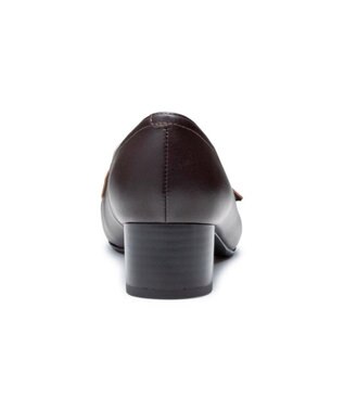 REGAL FOOT COMMUNITY 【リーガルレディース】F57R 晴雨兼用ヒールローファー パンプス ダークブラウンアイボリー